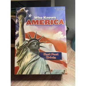 Who Knows America Fast Fact Trivia Game Belly Boo New USA Kids Educational